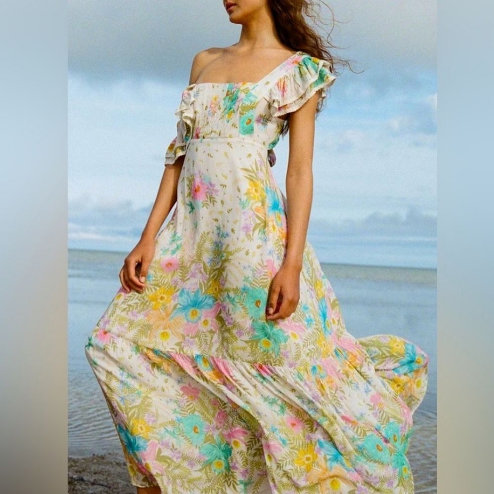 🍒NWT🍒 SPELL FRILL GOWN